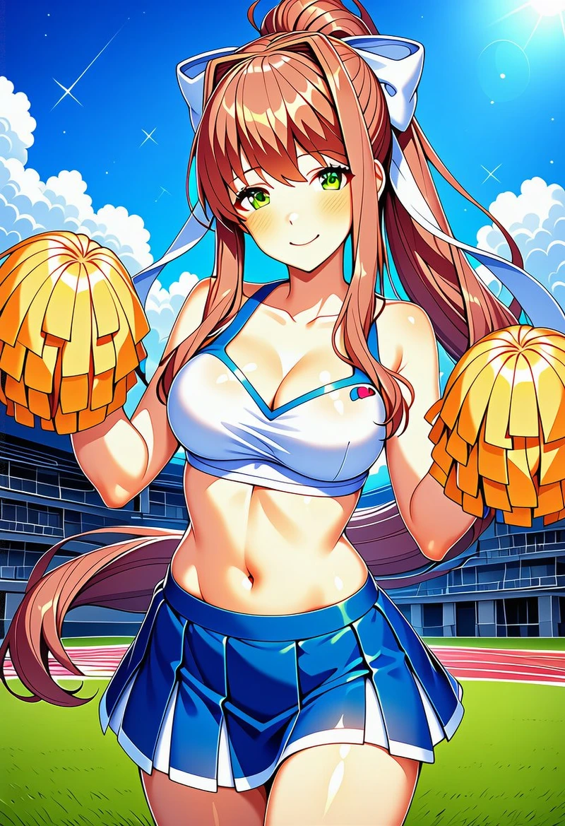 Ảnh Monika hentai đứng bikini khiêu khích 